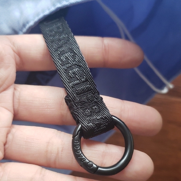 BAGGU French Blue Small Nylon Sling Bag - Picture 6 of 9